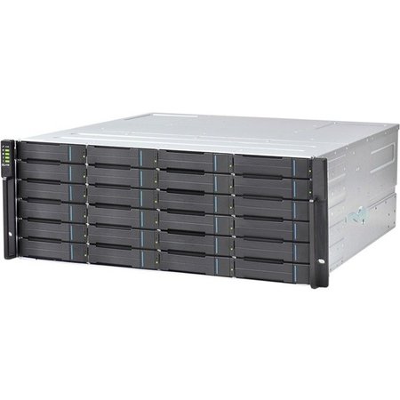 INFORTREND Eonstor Gs 3000 Unified Storage, 4U/24 Bay, Redundant Controllers, 24 GS3024R0C0F0F-6T2